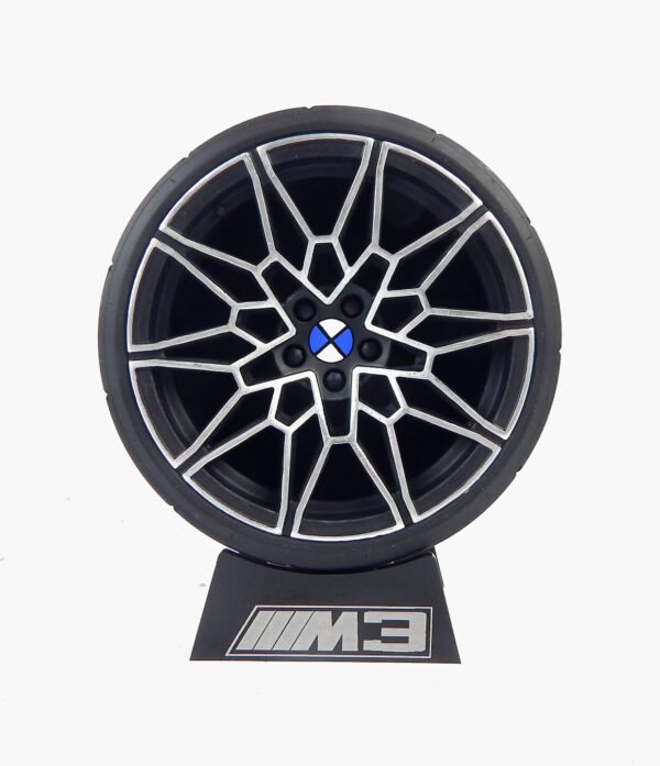Miniatura Roda BMW M3 Com Pneu 100mm