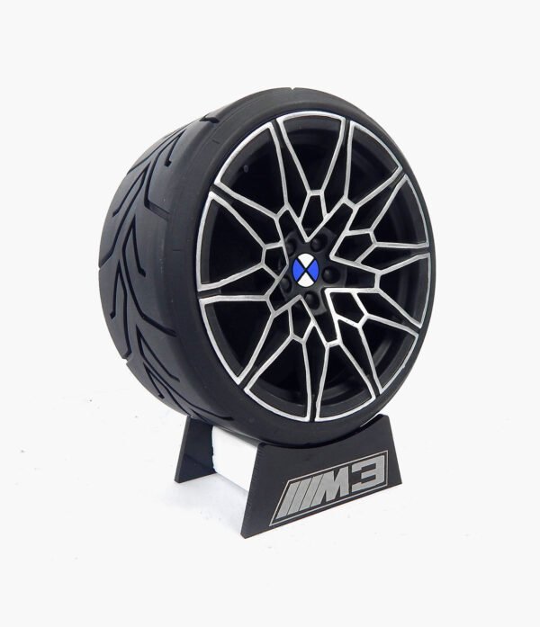 Miniatura Roda BMW M3 Com Pneu 100mm