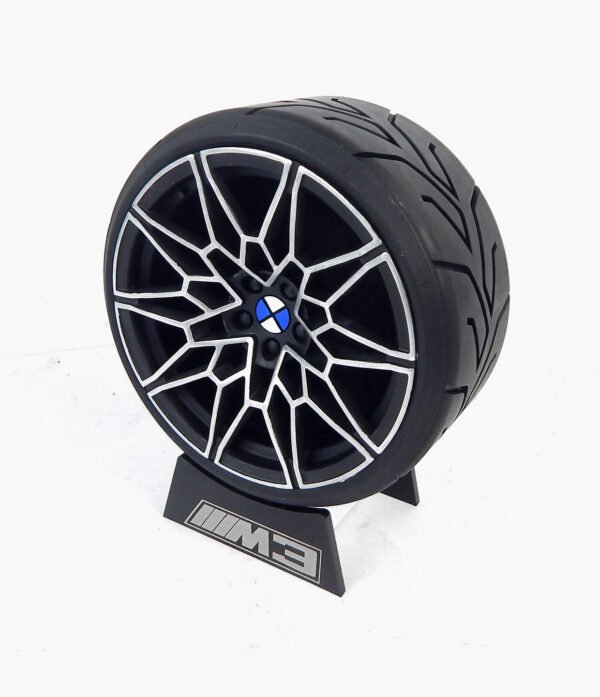 Miniatura Roda BMW M3 Com Pneu 100mm