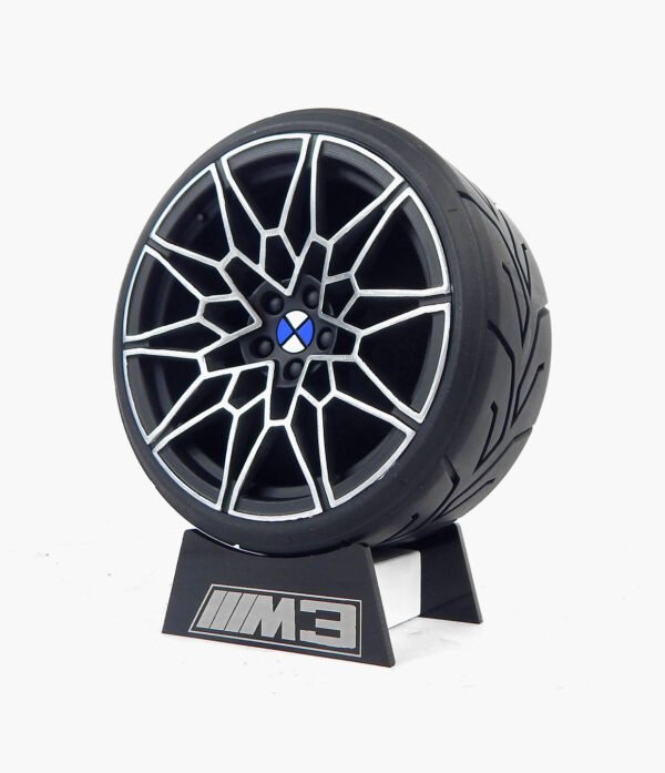Miniatura Roda BMW M3 Com Pneu 100mm