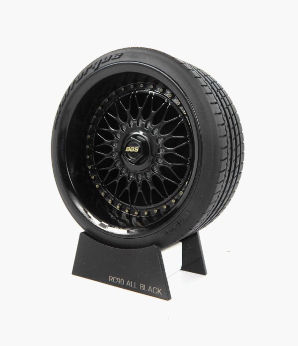 Miniatura Roda BBS RC90 AllBlack 100mm Minitorque