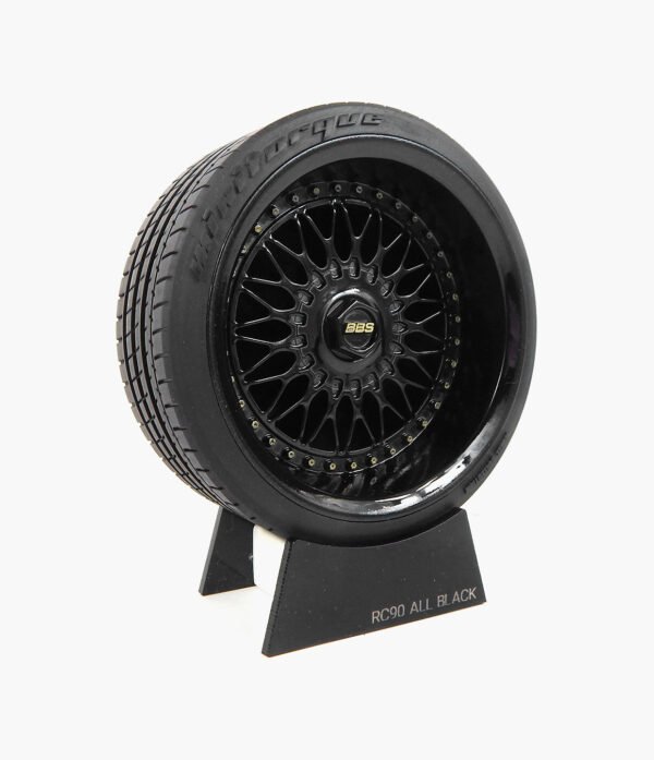 Miniatura Roda BBS RC90 AllBlack 100mm Minitorque