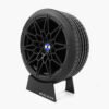 Miniatura Roda BMW M3 AllBlack Minitorque Com Pneu 10cm