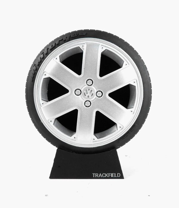Miniatura Roda Trackfield VW Minitorque Com Pneu 10cm