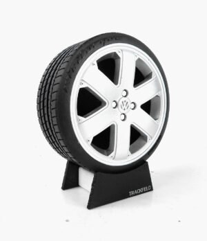 Miniatura Roda Trackfield VW Minitorque Com Pneu 10cm