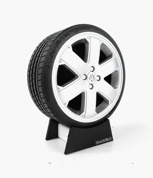 Miniatura Roda Trackfield VW Minitorque Com Pneu 10cm