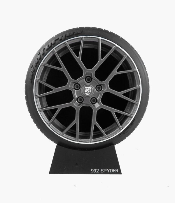 Miniatura Roda Porsche 992 Spyder Minitorque Com Pneu 10cm