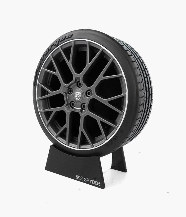 Miniatura Roda Porsche 992 Spyder Minitorque Com Pneu 10cm