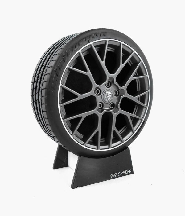 Miniatura Roda Porsche 992 Spyder Minitorque Com Pneu 10cm