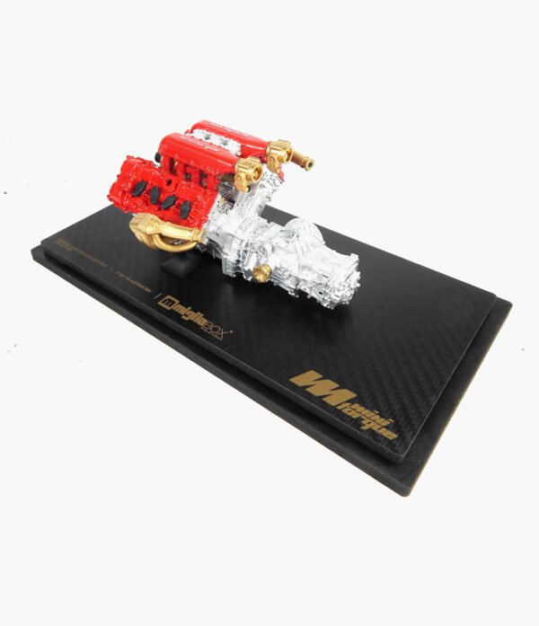 Miniatura Motor V8 F136 Com Transmissão Escala 1:10