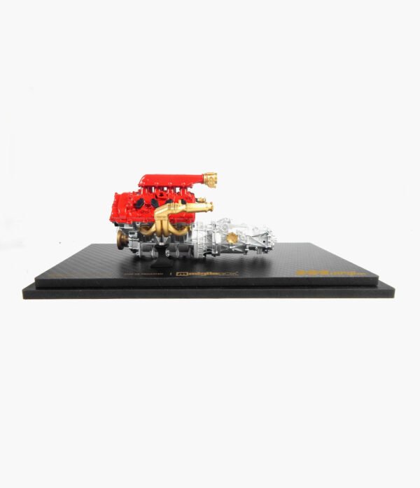 Miniatura Motor V8 F136 Com Transmissão Escala 1:10