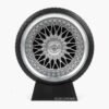 Miniatura Roda BBS RC90 Chromo Minitorque Com Pneu 10cm