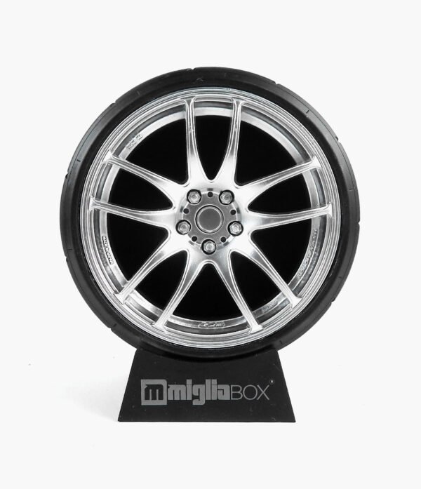 Miniatura Roda Work Emotion Chrome 100mm