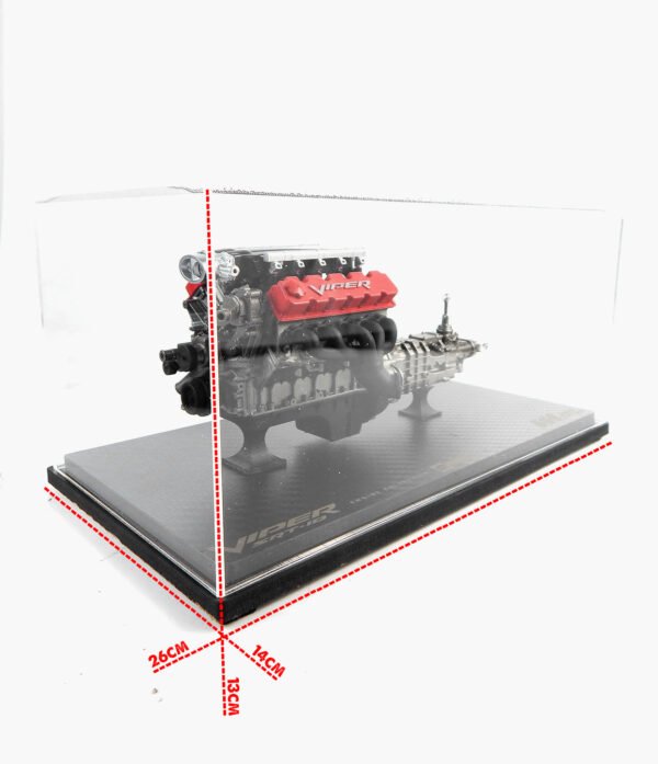 Miniatura Motor Viper SRT-10 Com Transmissão Escala 1:10