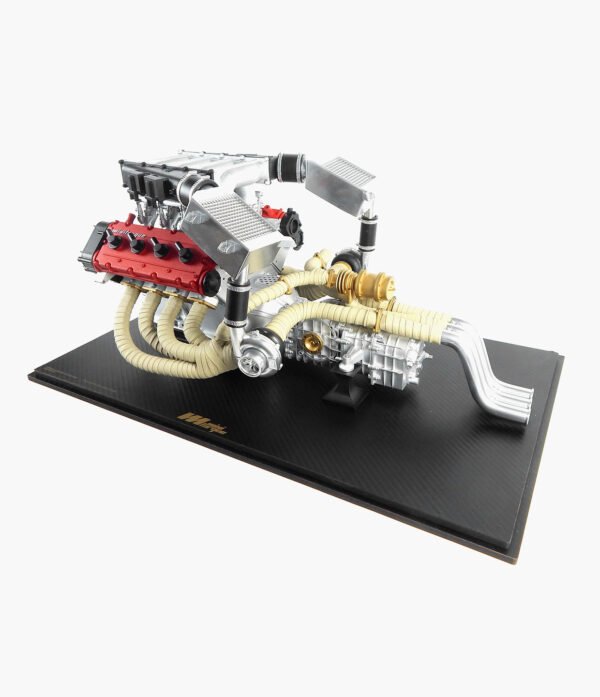 Miniatura Motor Biturbo Minitorque F40LM Escala 1:3