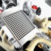 Miniatura Motor Biturbo Minitorque F40LM Escala 1:3