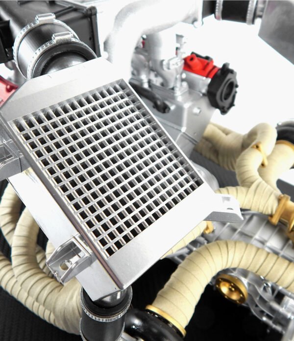 Miniatura Motor Biturbo Minitorque F40LM Escala 1:3