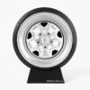 Miniatura Roda Ferro Opala Minitorque Com Pneu 10cm