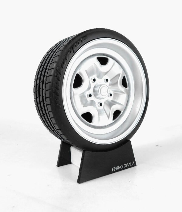 Miniatura Roda Ferro Opala Minitorque Com Pneu 10cm
