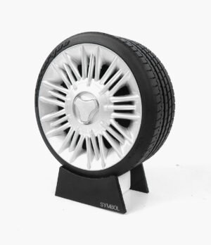 Miniatura Roda Symbol Minitorque Com Pneu 10cm