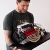 Miniatura Motor Biturbo Minitorque F40LM Escala 1:3