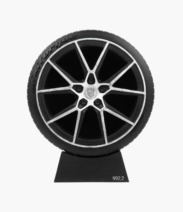 PORSCHE 992P2 01 Miniatura Roda Porsche 911 Série 992.2 Minitorque Com Pneu 10cm