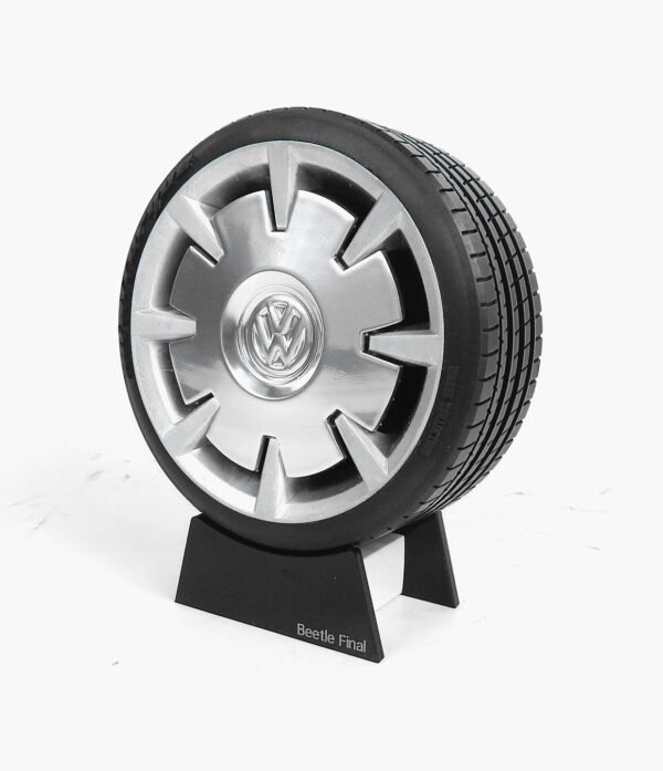 RODA BEETLE FINAL 03 Miniatura Roda VW Fusca Edição Final Minitorque Com Pneu 10cm
