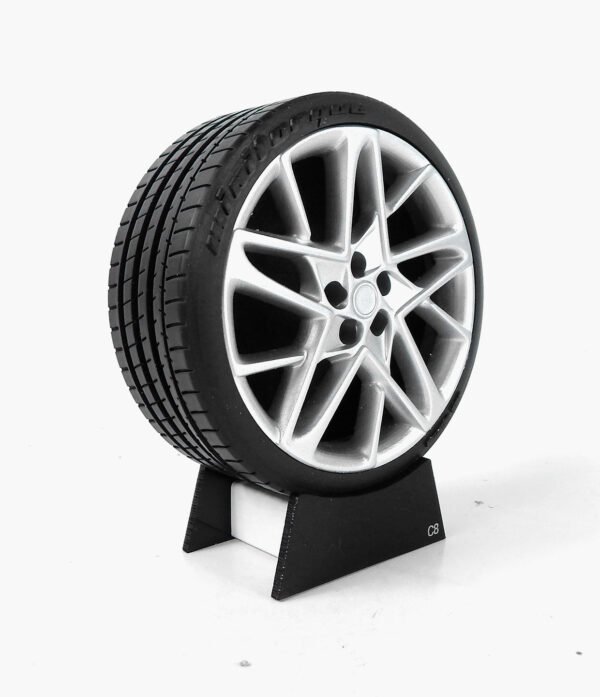 Miniatura Roda Corvette C8 Minitorque Com Pneu 10cm