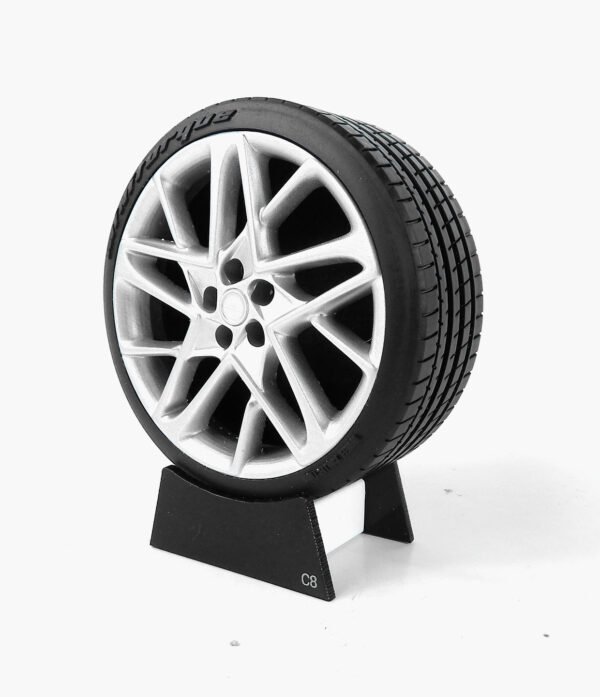 Miniatura Roda Corvette C8 Minitorque Com Pneu 10cm