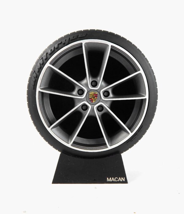 Miniatura Roda Porsche Macan Minitorque Com Pneu 10cm