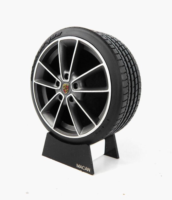 Miniatura Roda Porsche Macan Minitorque Com Pneu 10cm