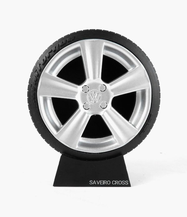 Miniatura Roda Saveiro Cross Minitorque Com Pneu 10cm