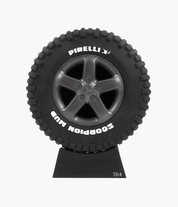 TR4 01 Miniatura Roda Off-Road Mitsubishi TR4 Minitorque Com Pneu 10cm