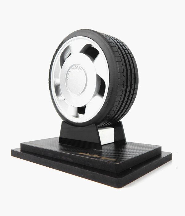Miniatura Roda Orbital Minitorque Com Pneu 10cm E Expositor Acrílico