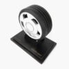 Miniatura Roda Orbital Minitorque Com Pneu 10cm E Expositor Acrílico