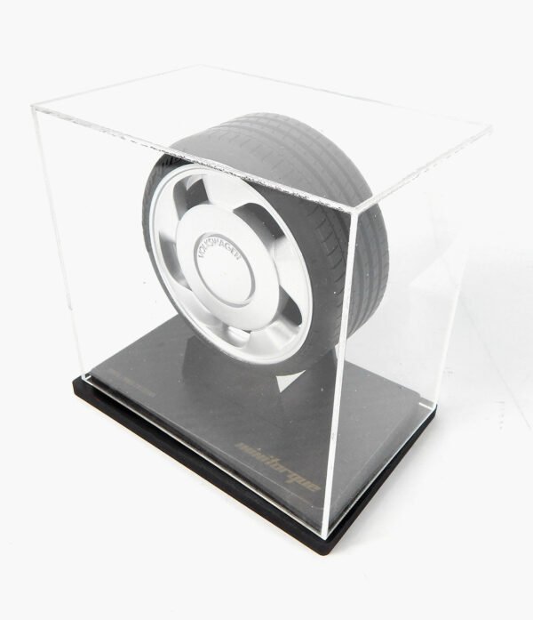 Miniatura Roda Orbital Minitorque Com Pneu 10cm E Expositor Acrílico