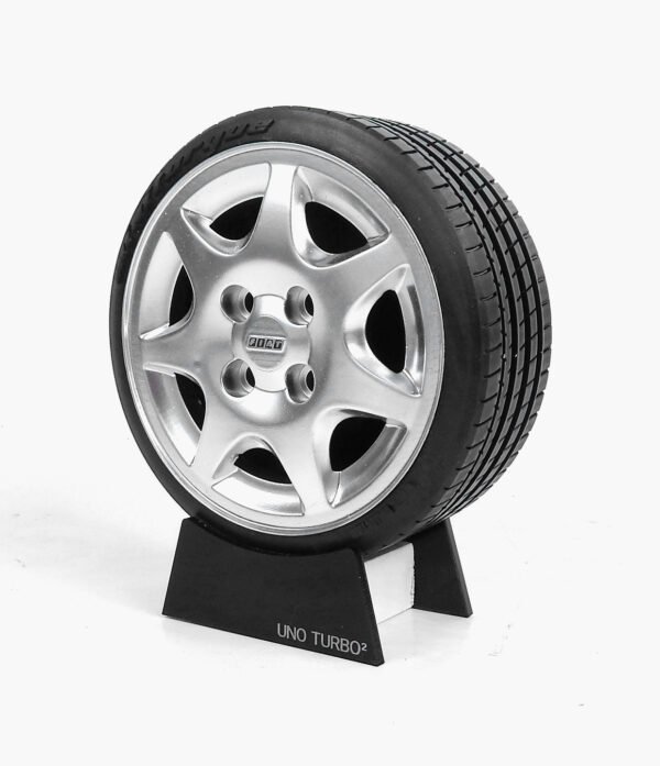 UNO TURBO 02 03 Miniatura Roda Uno Turbo² Minitorque Com Pneu 10cm