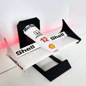 Miniatura FrontWing F1 MP4/4 Com Expositor Acrílico 26cm de Comprimento