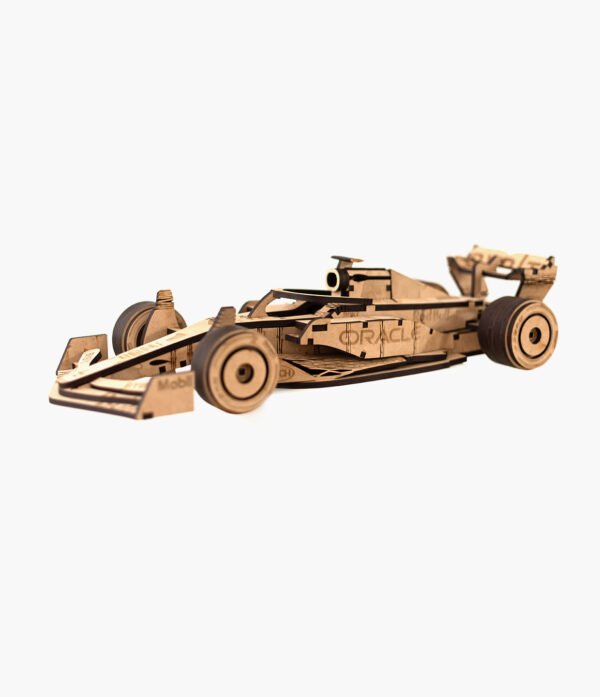 f1 mdf 02 Miniatura Carro Fórmula 1 Quebra-Cabeça 3D com 58cm de Comprimento MDF 6mm