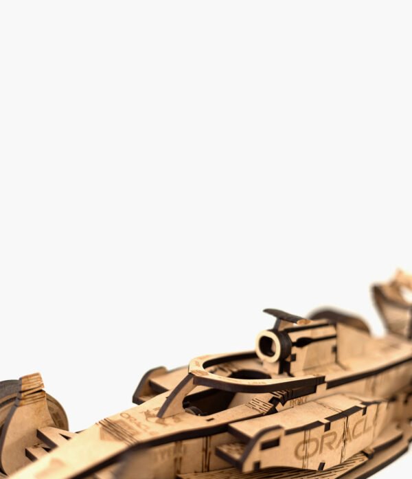 f1 mdf 05 Miniatura Carro Fórmula 1 Quebra-Cabeça 3D com 58cm de Comprimento MDF 6mm