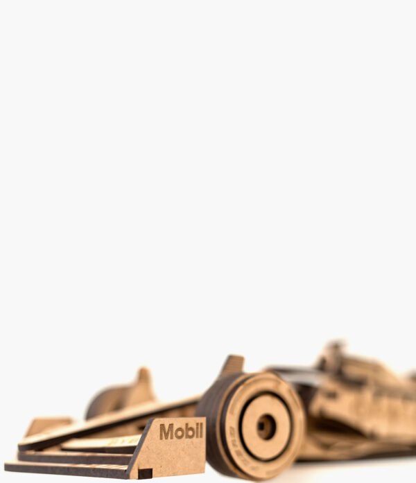 f1 mdf 06 Miniatura Carro Fórmula 1 Quebra-Cabeça 3D com 58cm de Comprimento MDF 6mm