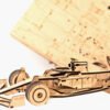 f1 mdf 07 Miniatura Carro Fórmula 1 Quebra-Cabeça 3D com 58cm de Comprimento MDF 6mm