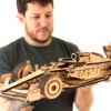 f1 mdf 11 Miniatura Carro Fórmula 1 Quebra-Cabeça 3D com 58cm de Comprimento MDF 6mm