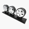 KIT RODAS GSI 03 Miniatura Rodas Série GSI Kit Com Três Peças Minitorque Com Pneu 10cm e Expositor Acrílico