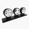 KIT RODAS GSI 04 Miniatura Rodas Série GSI Kit Com Três Peças Minitorque Com Pneu 10cm e Expositor Acrílico