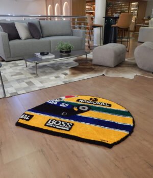 TAPETE SENNA 01 Tapete Especial Capacete 1,10mt