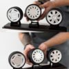 Miniatura Rodas Especial Santana Kit Com Três Peças Minitorque Com Pneu 10cm e Expositor Acrílico