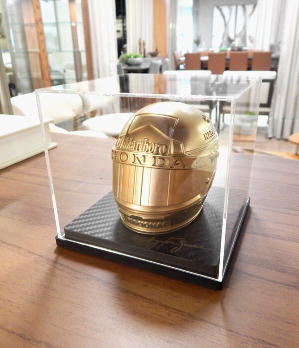 Miniatura Capacete Edição Especial com Expositor Acrílico