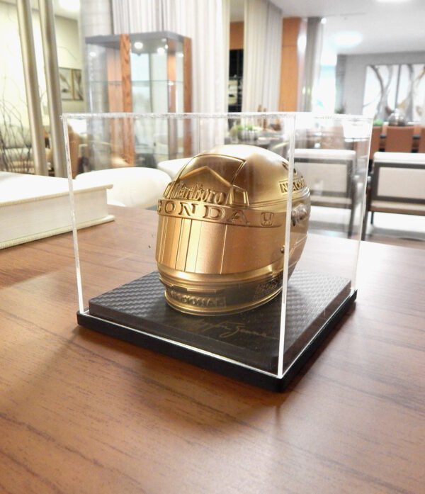 Miniatura Capacete Edição Especial com Expositor Acrílico