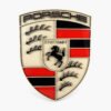 QUADRO LOGO PORSCHE 30CM 01 Quadro Decorativo Tripla Camada Logo Porsche Medium 30x23cm Alto Padrão Premium Automotivo